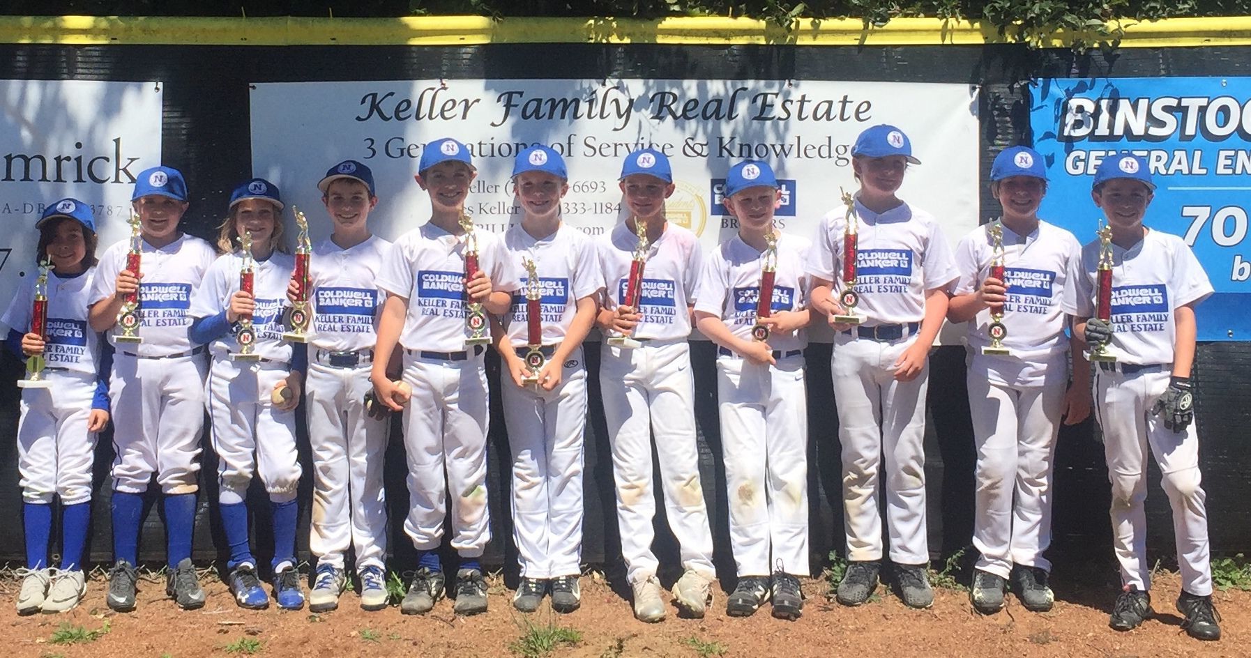 Napa Little League team Keller Family Real Estate